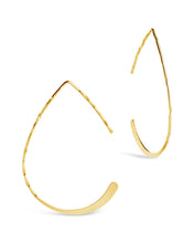 Load image into Gallery viewer, Sterling Silver Teardrop Threader Earrings