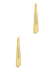 Load image into Gallery viewer, Delia Textured Hoop Earrings