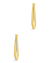 Load image into Gallery viewer, Indy Elongated Hoop Earrings