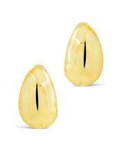 Load image into Gallery viewer, Eclipse Polished Hoop Earrings