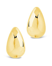 Load image into Gallery viewer, Eclipse Polished Hoop Earrings