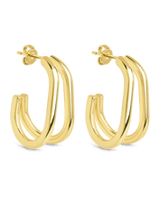 Load image into Gallery viewer, Elliana Suspender Stud Earrings