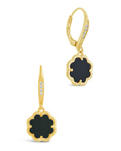 Load image into Gallery viewer, Rose Petal Short Drop Earrings