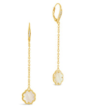 Load image into Gallery viewer, Rose Petal Long Drop Earrings