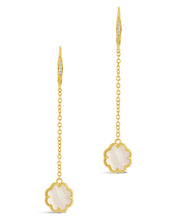 Load image into Gallery viewer, Rose Petal Long Drop Earrings