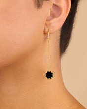 Load image into Gallery viewer, Rose Petal Long Drop Earrings