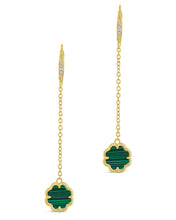 Load image into Gallery viewer, Rose Petal Long Drop Earrings