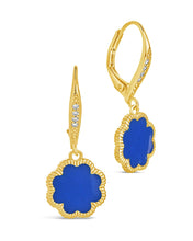 Load image into Gallery viewer, Rose Petal Short Drop Earrings