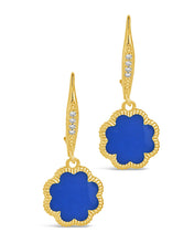 Load image into Gallery viewer, Rose Petal Short Drop Earrings