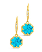 Load image into Gallery viewer, Rose Petal Short Drop Earrings