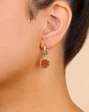 Load image into Gallery viewer, Rose Petal Short Drop Earrings
