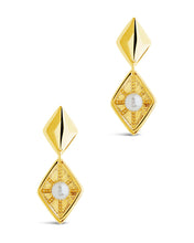 Load image into Gallery viewer, Kenza Pearl Drop Earrings