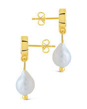 Load image into Gallery viewer, Penny CZ & Pearl Cluster Studs