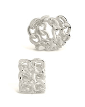 Load image into Gallery viewer, Carleene CZ Chain Huggie Hoop Earrings
