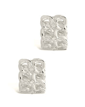 Load image into Gallery viewer, Carleene CZ Chain Huggie Hoop Earrings