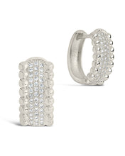 Load image into Gallery viewer, Ellerie CZ Micro Hoop Earrings