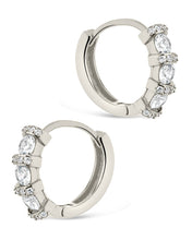 Load image into Gallery viewer, Iskra CZ Micro Hoop Earrings