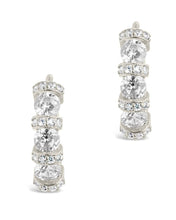 Load image into Gallery viewer, Iskra CZ Micro Hoop Earrings