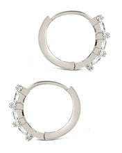 Load image into Gallery viewer, Iskra CZ Micro Hoop Earrings