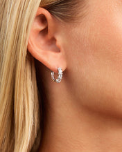 Load image into Gallery viewer, Iskra CZ Micro Hoop Earrings