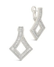 Load image into Gallery viewer, Amina CZ Statement Drop Earrings