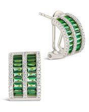 Load image into Gallery viewer, Serena CZ Hoop Earrings