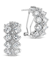 Load image into Gallery viewer, Lena CZ Hoop Earrings