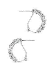 Load image into Gallery viewer, Lena CZ Hoop Earrings