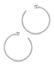 Load image into Gallery viewer, Cindy CZ Circle Stud Earrings