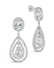 Load image into Gallery viewer, Cheyenne CZ Drop Stud Earrings