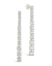 Load image into Gallery viewer, Natasha CZ Drop Stud Earrings