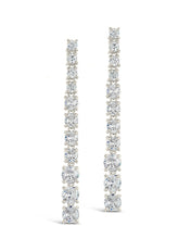 Load image into Gallery viewer, Natasha CZ Drop Stud Earrings