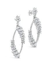 Load image into Gallery viewer, Gail Statement CZ Drop Earrings