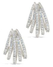 Load image into Gallery viewer, Jenny CZ Statement Hoop Earrings