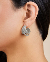 Load image into Gallery viewer, Jenny CZ Statement Hoop Earrings