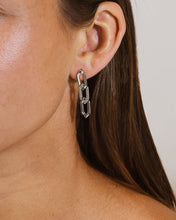 Load image into Gallery viewer, Kinslee Chain Drop Stud Earrings