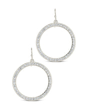 Load image into Gallery viewer, Della CZ Circle Dangle Earrings