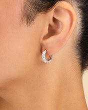 Load image into Gallery viewer, Georgia CZ Micro Hoop Earrings