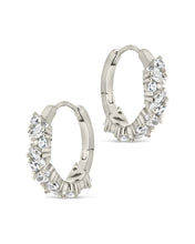 Load image into Gallery viewer, Georgia CZ Micro Hoop Earrings