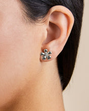 Load image into Gallery viewer, Jocelyn CZ Micro Flower Stud Earrings