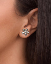 Load image into Gallery viewer, Jocelyn CZ Micro Flower Stud Earrings