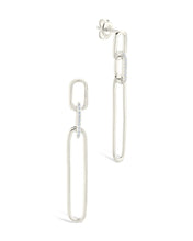 Load image into Gallery viewer, Chelle CZ Mixed Link Drop Studs