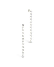 Load image into Gallery viewer, Layken CZ Stationed Stud Earrings