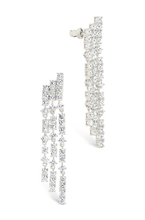 Load image into Gallery viewer, Linda CZ Dangle Stud Earrings