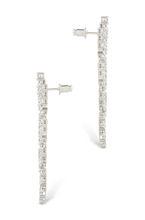 Load image into Gallery viewer, Linda CZ Dangle Stud Earrings