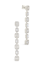 Load image into Gallery viewer, Nancy CZ Drop Stud Earrings