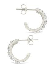 Load image into Gallery viewer, Yasmina CZ Hoop Earrings