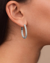 Load image into Gallery viewer, Melba Pave CZ Hoops