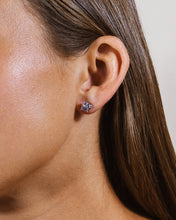 Load image into Gallery viewer, Sterling Silver CZ Cluster Studs