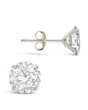 Load image into Gallery viewer, Sterling Silver Everyday Essential CZ Studs